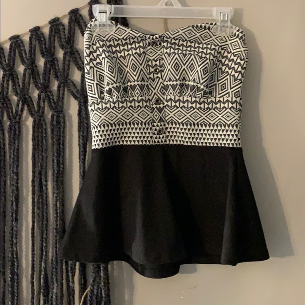 Black tube top from studio Y